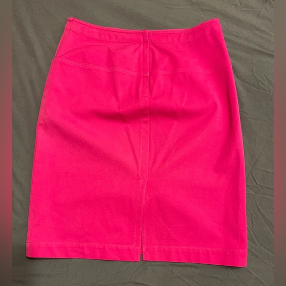 Theory Hot Pink Pencil Skirt